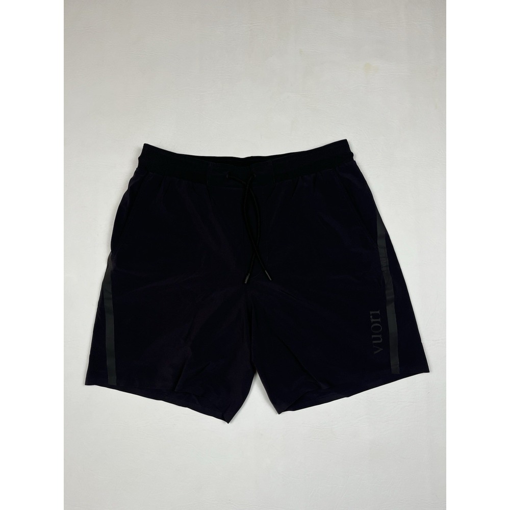 Vuori Domain Performance Shorts Mens Small Black Athletic Training Gym Running